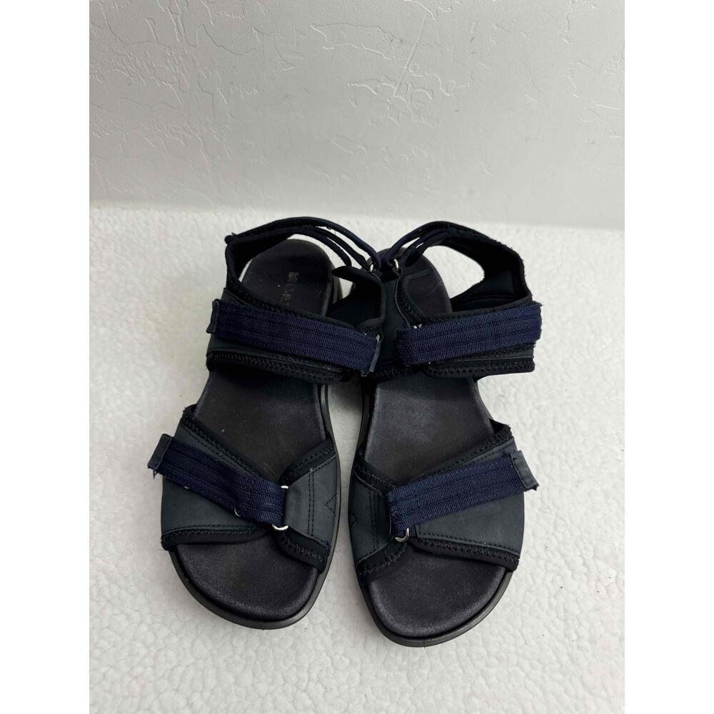 Romika Black Leather Adjustable Strap Unisex Sandals Size EU‎ 40 US 9.5